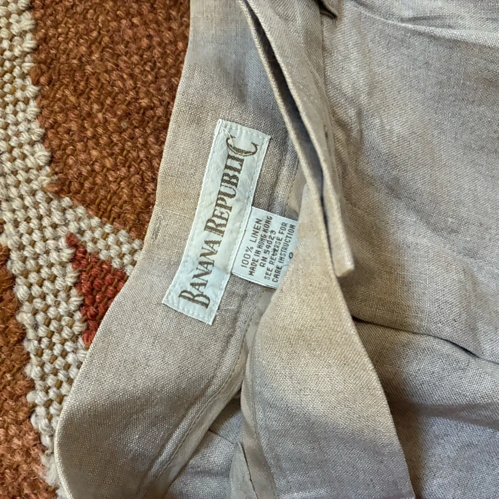 Vintage Banana Republic Linen Pants - Picture 3 of 3